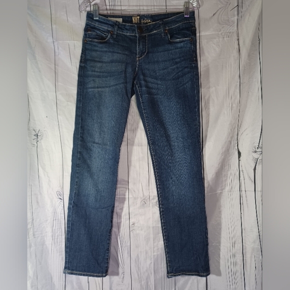 Kut From The Kloth Katy Boyfriend Blue Denim Jeans - Picture 1 of 13